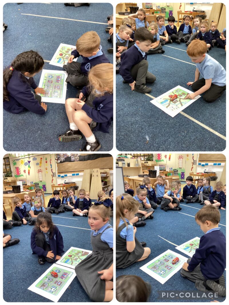 Image for the Tweet beginning: In Reception we looked at